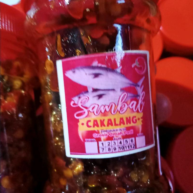 sambal  cakalang kemasan botol 150 ml 0