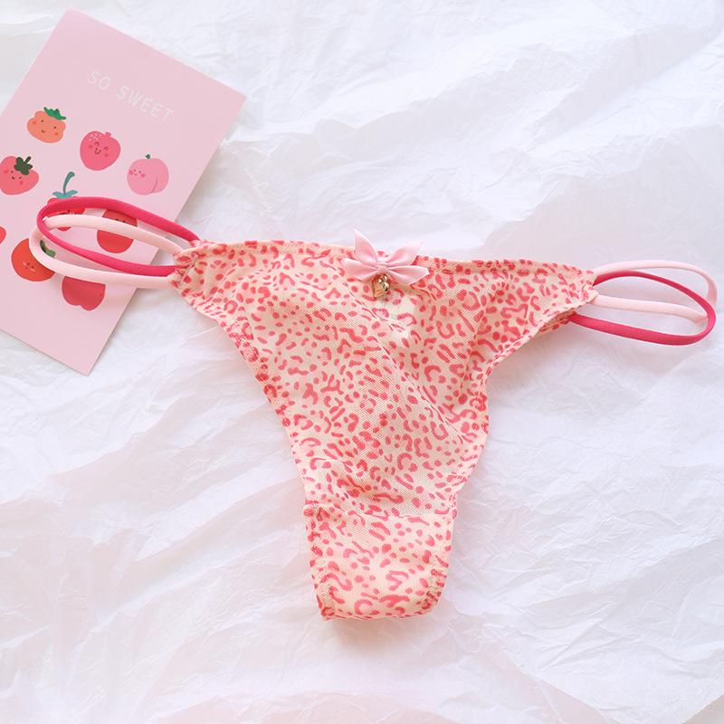 Product Introduction of Sexy Women Thongs Panties Sexy Mesh Transparent Solid Color Low-Rise Seamless Underwear Cute Girls Ladies Mesh T-Back T-String 32
