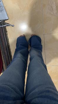 Product Review of Highwaist Stretch Cutbray Pocket Jeans Hangout Celana Panjang Wanita Melar Nyaman from s**o 0