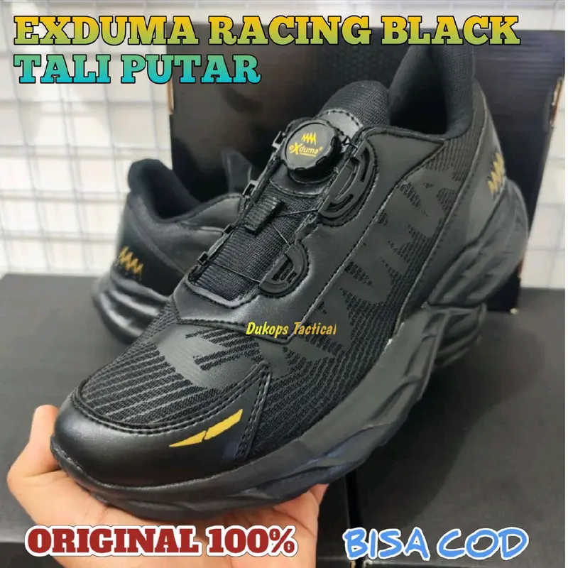 SEPATU EXDUMA SPARCO HITAM TALI PUTAR SOL BARU 2024 ORIGINAL SNEAKERS Shoes 0