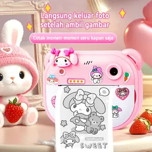 Kamera Polaroid Anak Cetak Langsung - Jepret, Cetak, Tempel, Rekam Setiap Momen Berharga  Hadiah Ulang Tahun Anak, Bisa Cetak Foto Tanpa HP