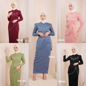One Set FELICIA Kurung Melayu Dress Pesta Payet Swarosky Handmade