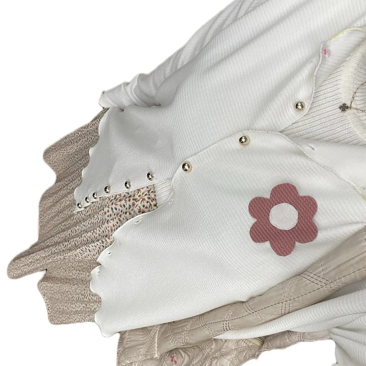 Flowers Long Cardi Full Button | Cardigan Oversize Knitwear