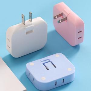 Sambungan Berbilang Palam Penukar Soket Boleh Putar Universal untuk Kegunaan Rumah dan Pejabat Home