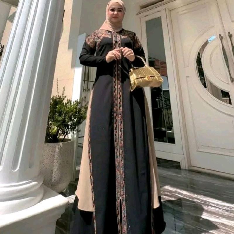 GRAZELIA SET HIJAB NAZWA  ABAYA BORDIR 5