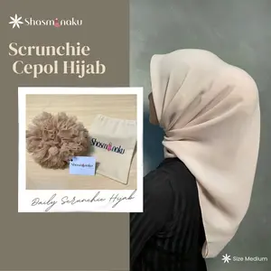[Dapat Pouch] Scrunchie Cepol Hijab