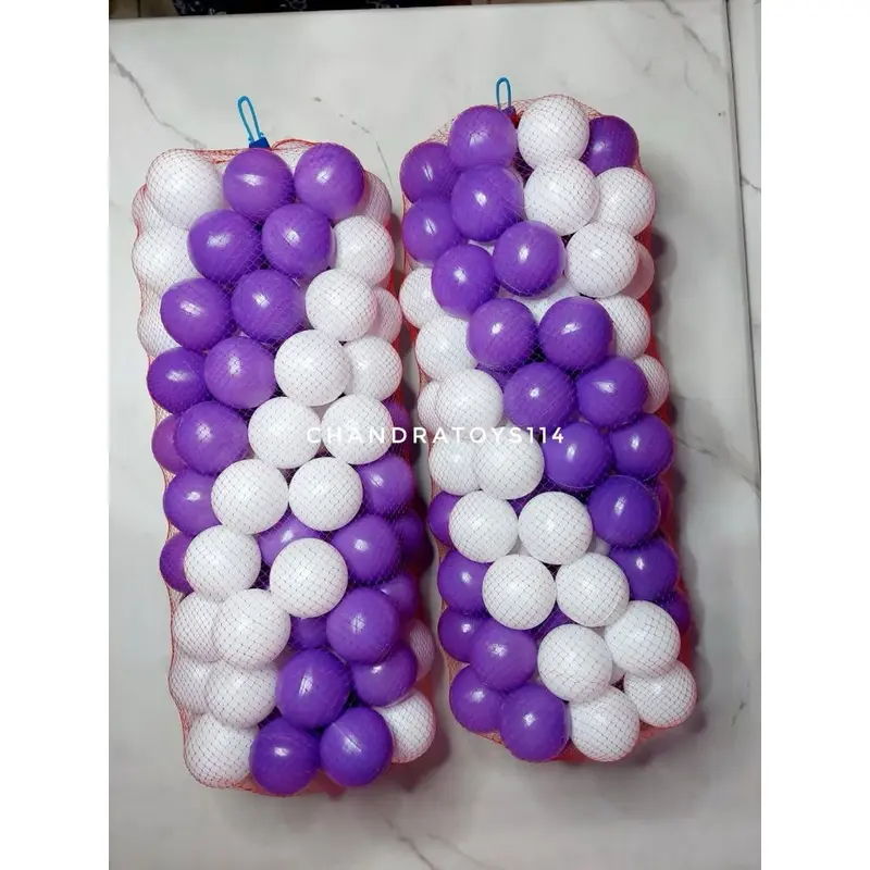 [PUTIH UNGU] MANDI BOLA ANAK ANAK ISI 100 Pcs BEST SELLER 1