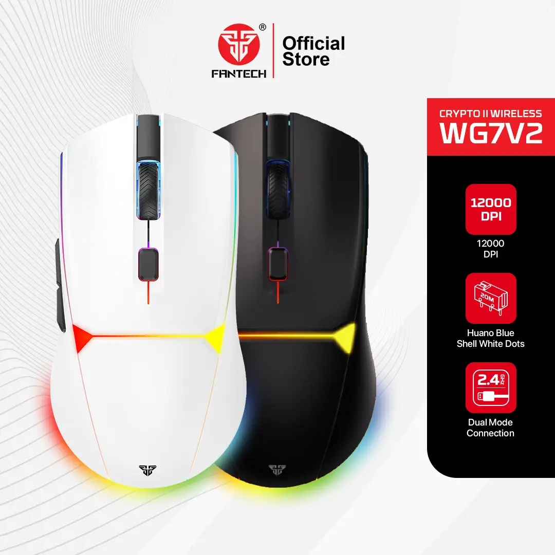 Fantech CRYPTO Gen II VX7v2 WG7v2 Mouse Gaming WIreless Dongle 2.4ghz PC Kabel Macro