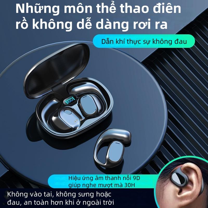 Tai nghe không dây Bluetooth GT280 với màn hình LED kỹ thuật số, âm thanh 5,3 Bluetooth , tai nghe dẫn truyền Bluetooth xương, tai nghe thể thao, tai nghe không đau thời lượng pin dài. Nghe Nhạc Nhét Tai Earphone