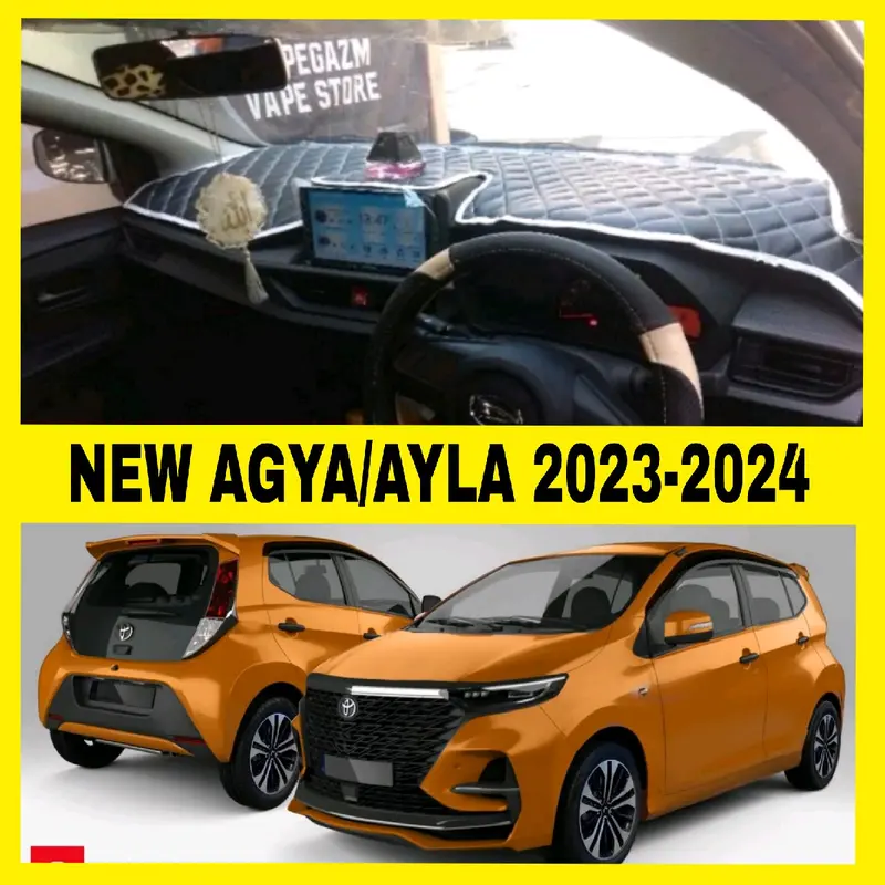 Cover,Karpet,Alas Pelindung Dashboard Mobil New Agya-New Ayla 2023-2024 Aksesoris Car 3