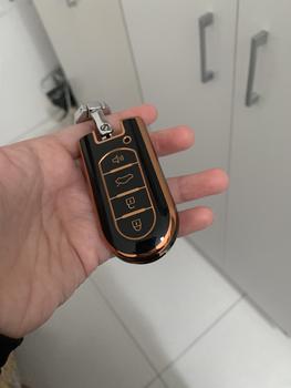 Product Review of Perodua Ativa Myvi Alza Veloz Bezza AXIA 2023G, penutup TPU untuk kunci kereta, sarung Sarung, Sarung Kunci Kereta Premium Mewah Edisi Tepi Emas Axia from S**a 0