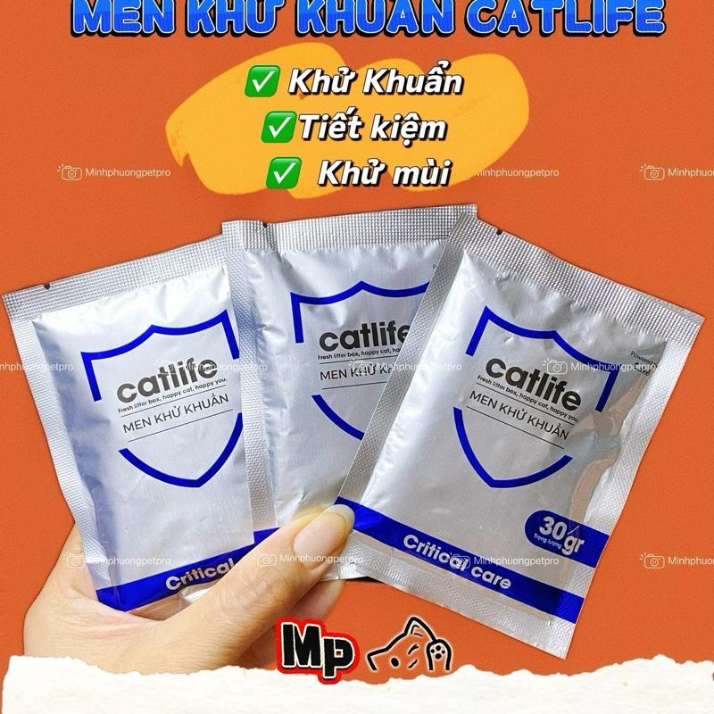 Men khử khuẩn cát vệ sinh cho mèo