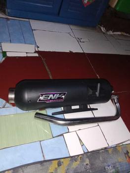 Product Review of knalpot standar racing bass adem original enk muffler pnp nmax mio beat genio pcx aerox levy adv150 vario dan motor lainnya Motorcycle from D**🍂 0