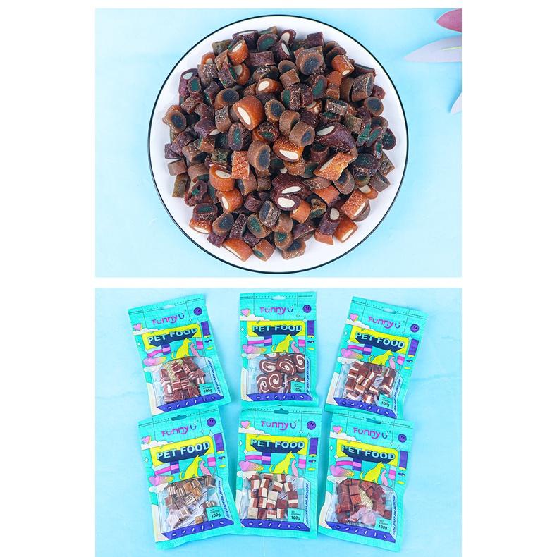 FOLOPETS Snack Kucing 100g - Cemilan Natural (Ayam, Bebek, Sapi), Cocok untuk Pencernaan Sensitif & Semua Usia! 4