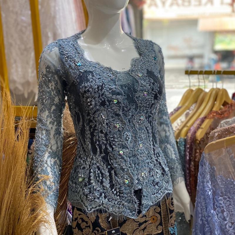 [PREMIUM] Kebaya Modifikasi Full Payet Motif Seluruh Badan| Kebaya Bali | Kebaya Pengantin | Kebaya Payet Wisuda Atasan 3