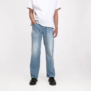 Rockmaker Celana Denim Regular Loose Mineral Blue Jeans Nyaman