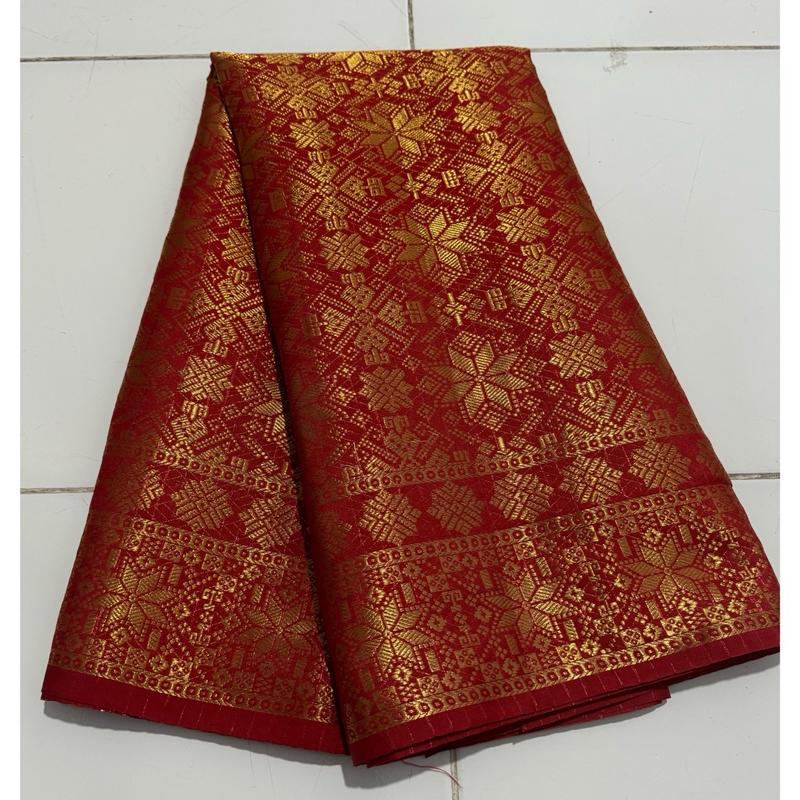 Kain Songket/songket Palembang/songket meteran/bahan rok songket. 5