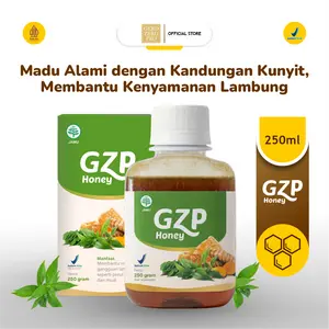 Madu Gerd Zero Pro / GZP Honey Madu Lambung 1 Botol 250gram - Suplemen Kesehatan untuk Nutrisi Lambung