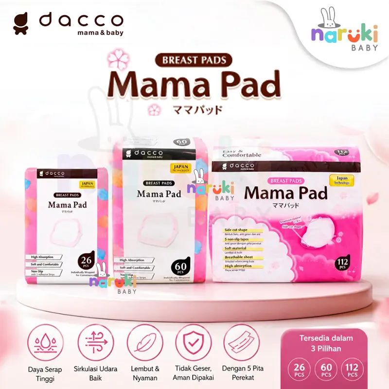 Dacco mama pad 56 3D breastpad breast pads 56 pcs