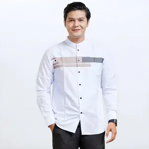 Baju Koko Pria Dewasa Lengan Panjang Motif Yordan