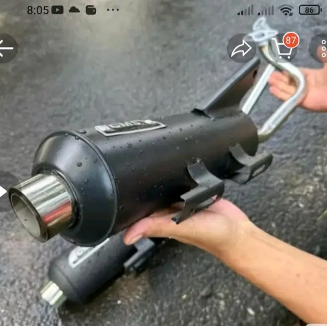 KNALPOT COPY CMS STANDAR RACING ALL METIC VARIO 125/150, SCOPY, BEAT 5