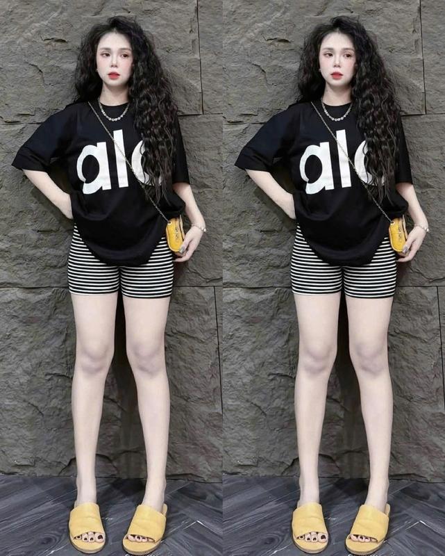 Set Đồ Bộ Nữ Quần Lửng + Aó Phối Hoạt Hình Cô Bé Dễ Thương Ngộ Nghĩnh Bigsize 45-90Kg TOP NU