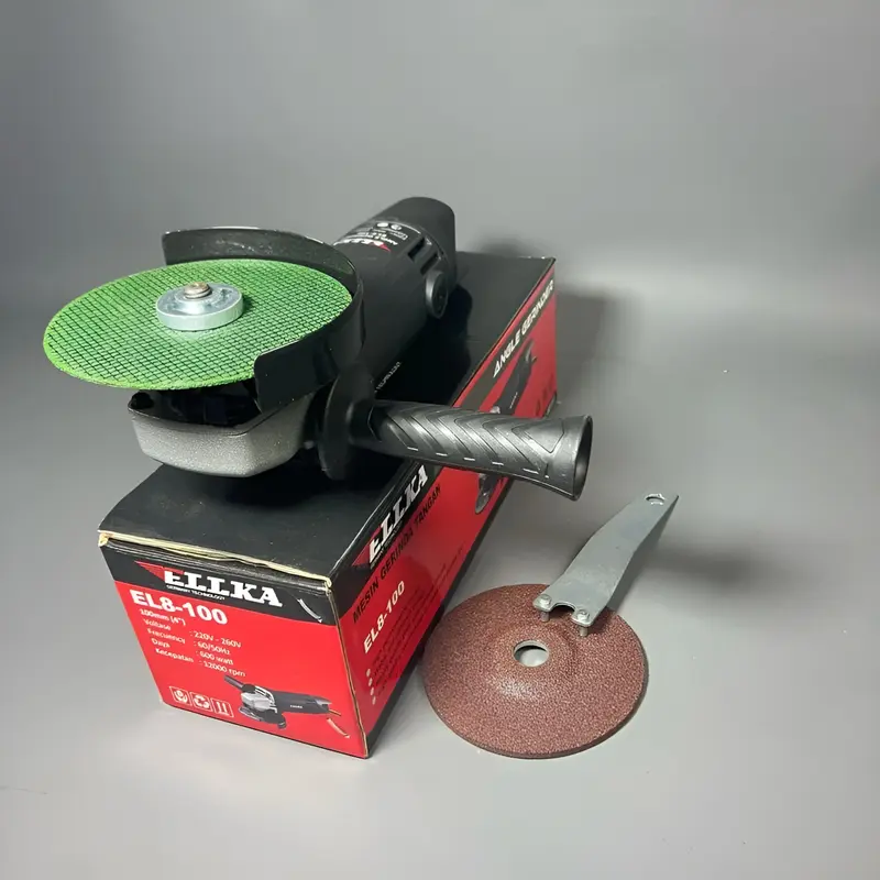 PR0MO ELLKA mesin gerinda tangan 4 inch angle grinder grenda listrik 4" 1
