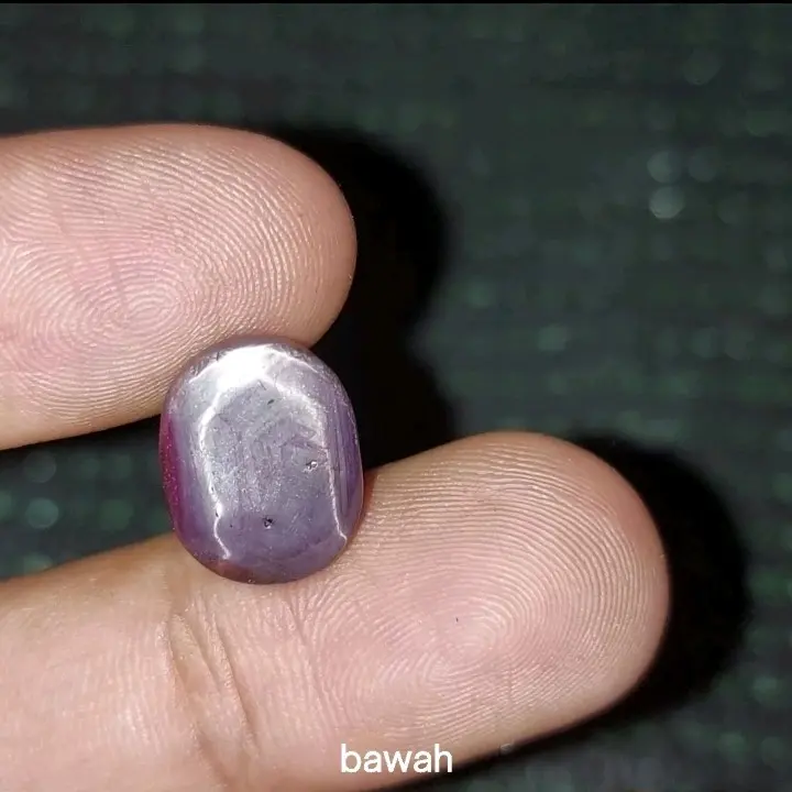 Batu Permata mulia Natural Star Ruby Madagaskar Merah 10.75 Karat 4