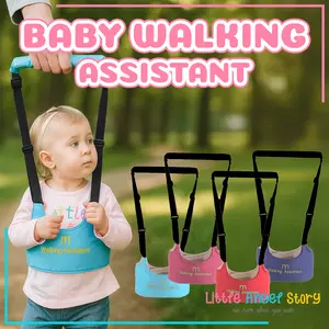 Baby Walking Assistant Baby Walker Belt Sabuk Pengaman Alat Bantu Jalan Bayi Import ORI Murah COD Blue Pink