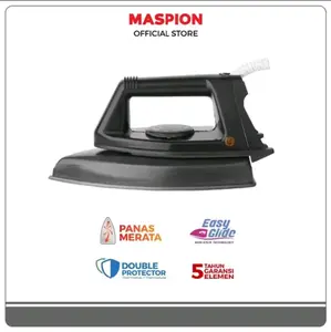 Maspion Setrika EX-1000 dengan Panas Merata Easy Glide Double Protector dan Garansi 5 Tahun