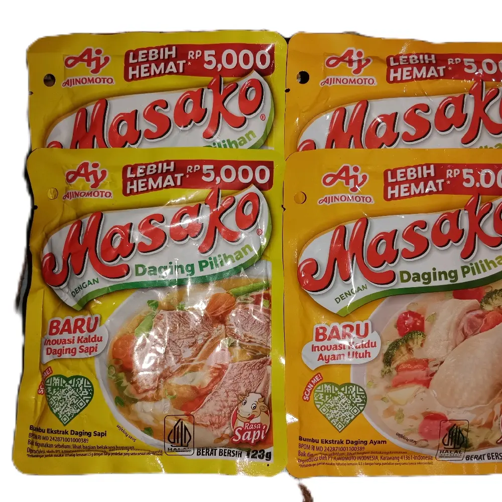 Ajinomoto Masako 123 Gram - Produk Asli Berkualitas.