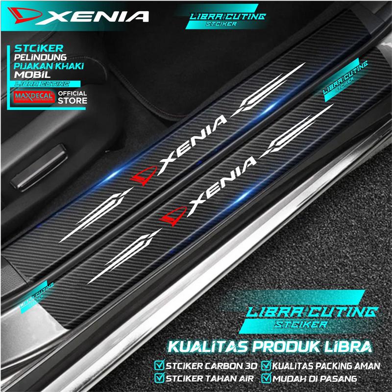 Product Introduction of stciker pelindung pijakan kaki carbon 3d mobil daihatsu xenia unevesal semua mobil daihatsu xenia bias cod 19