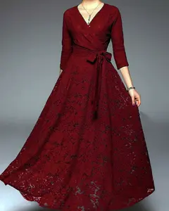 MAXI ICHA | M L XL 2XL 3XL | 15 WARNA | brukat tulang bergliter furing hyget brukat polos corak daun bunga Formal Dress Pesta  Midi  Kondangan  Fit  Simple  Panjang  Gaun  Wanita