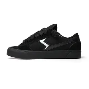 ARPRIZE - ARF 1- FULL BLACK Sepatu Sneakers Pria Wanita Sepatu Gemuk Sepatu Skena Sneakers Black Elegan Shoes Karet Vulcanize Canvas Hitam Kasual Casual lokal brand
