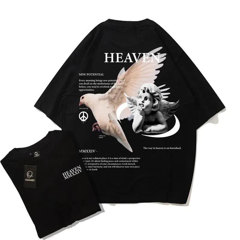 Kaos oversize Heaven Black 0