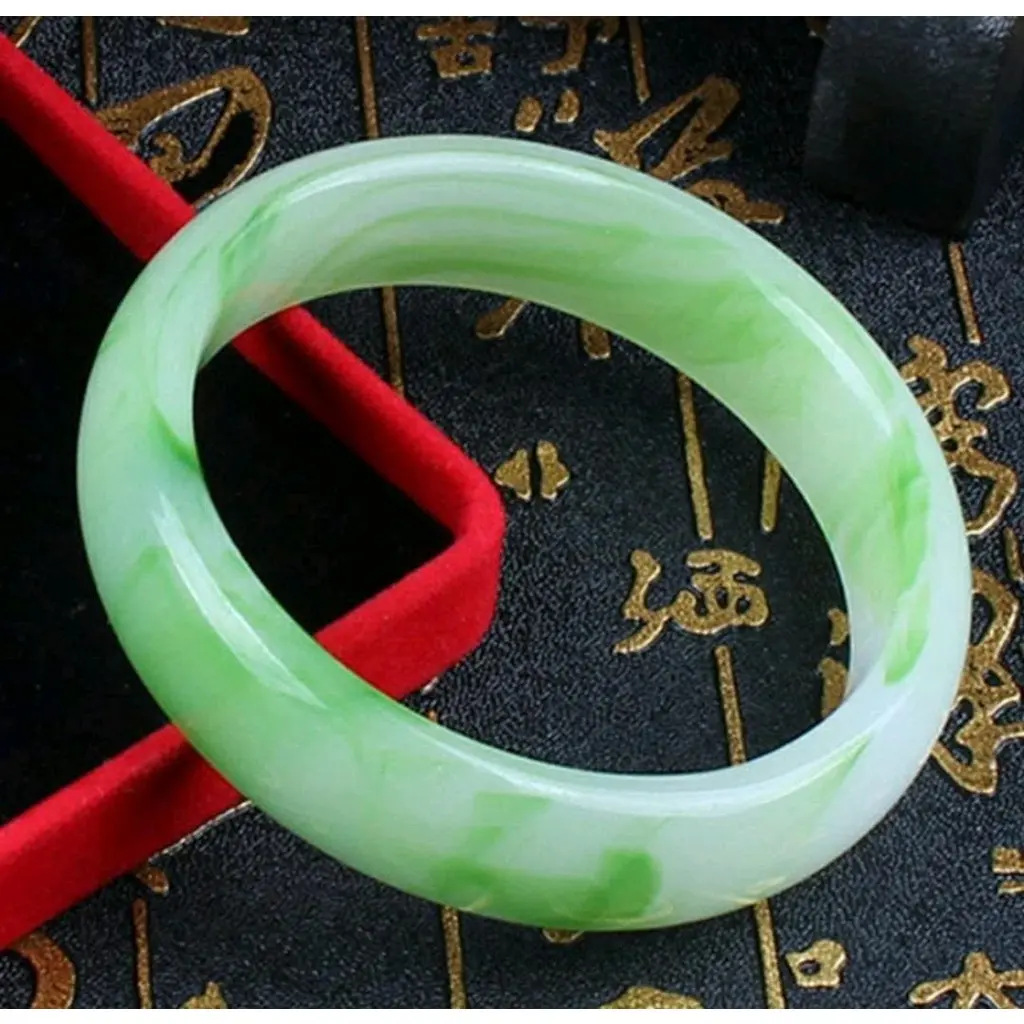 Gelang Batu Giok Natural Emerald Gelang batu giok asli cina/Gelang Batu Giok Natural Emerald untuk Hadiah PRIA/Wanita