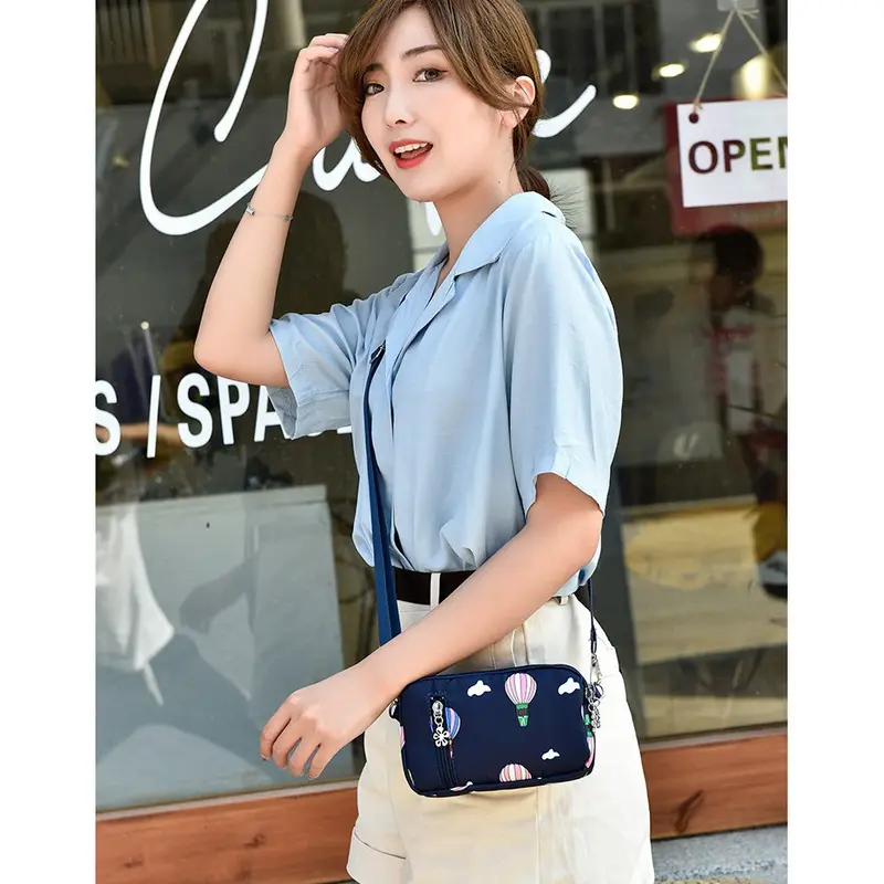 Civeto TS156 Tas Selempang Mini Wanita Sweet Love Nylon Waterproof Sling Bag 0