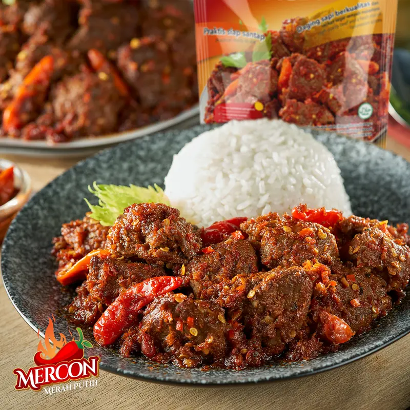 Mercon Merah Putih || 1 Pack Oseng Mercon Daging 3