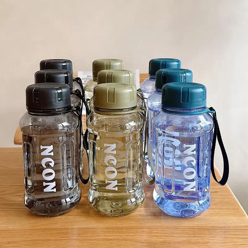 850/1000/ 1300ml nước có dung lượng lớn chai thể dục thể dục chai uống ngoài trời cắm trại leo núi đi bộ đường dài ấm thời trang thể thao