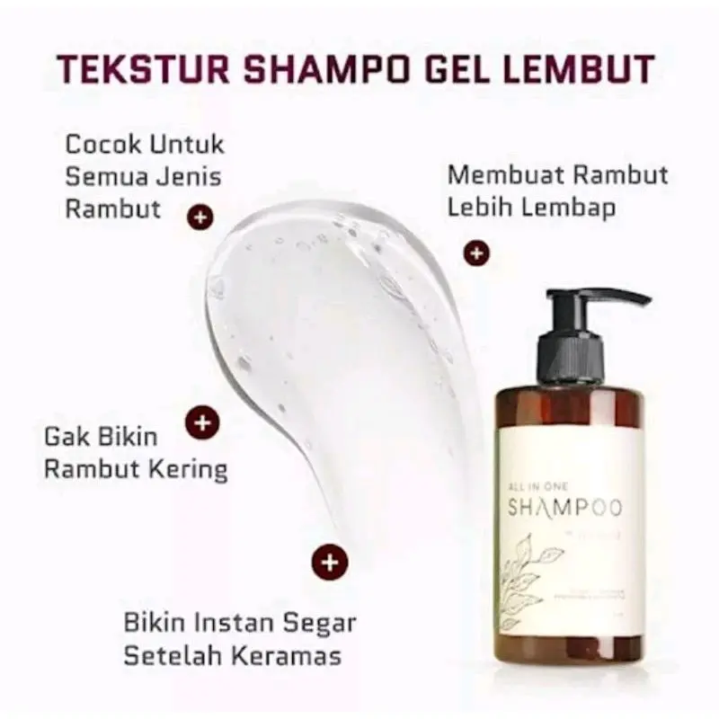 Shampo Jevarine All In One Anti Rontok Penyubur Penghitam Rambut Perawatan Ketombe Haircare - Sampo, Pencerah, Shampoo, Conditioner, Pemanjang 2