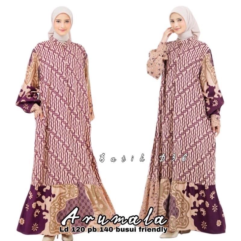 SEMERBAK BATIK ORI GAMIS RAYON PREMIUM ARUMALA BUSUI FRIENDLY 5