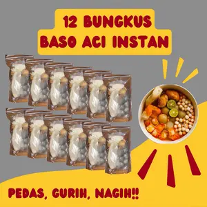 12 BUNGKUS BASO ACI PAKET KOMPLIT MURAH