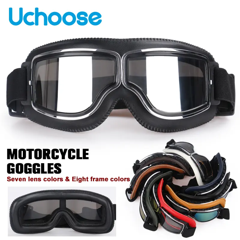 Motorcycle Vintage Harley Eyewear Riding Electric Bike Offroad Motorcycle Goggles Anti Wind Sand