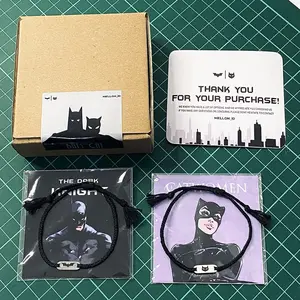 mellon_id gelang couple batman & catwomen Bracelets Stainless