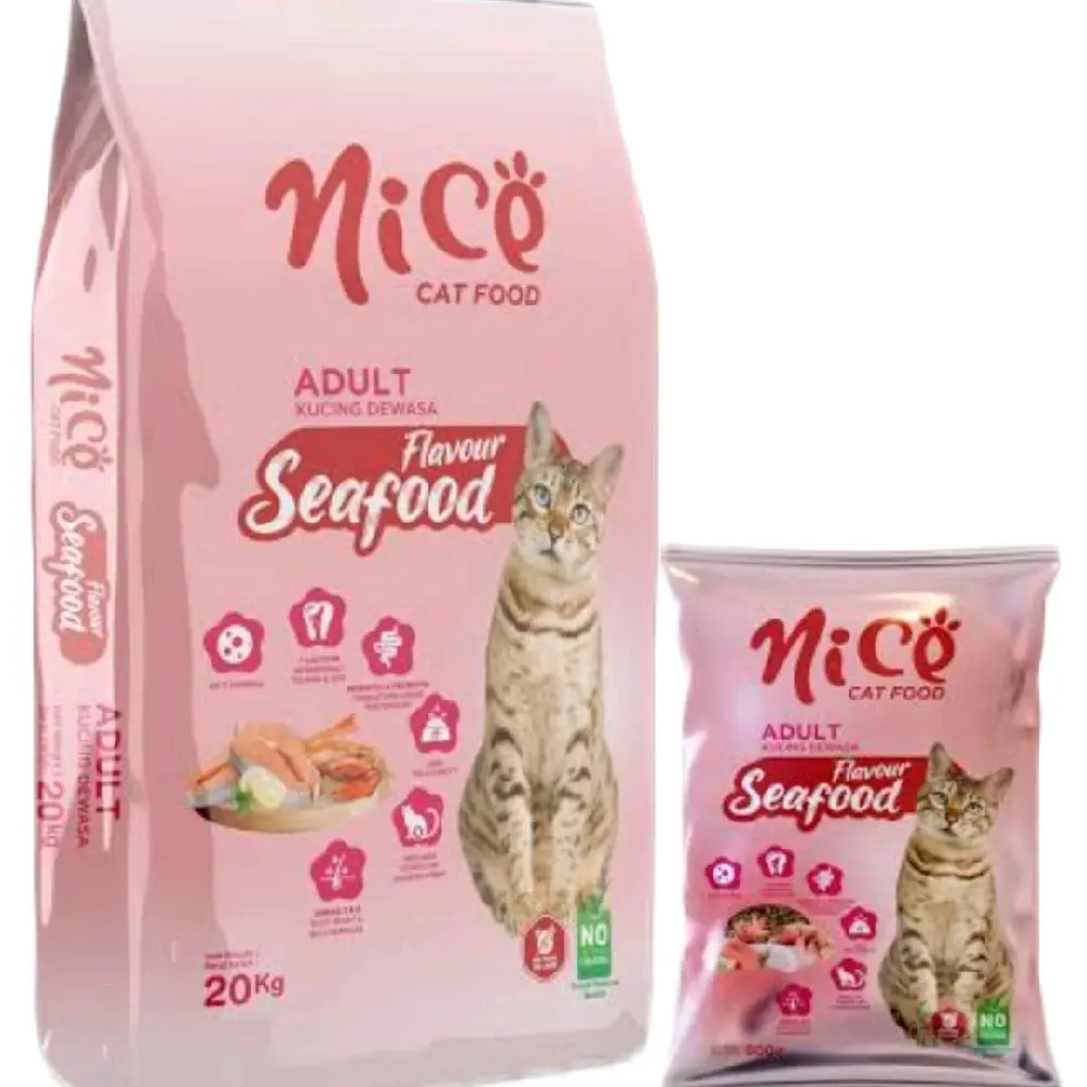 Makanan Kucing Seafood Nice - Untuk Kesehatan Kucing