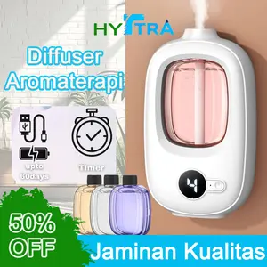 4 Mode Sprai Diffuser Aromaterapi Otomatis Led Pewangi Ruangan Layar Digital Cerdas Diffuser Aromaterapi