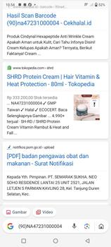 Product Review of SHRD Protein Cream 10ml 50ml 80ml vitamin rambut heat protector hair care rambut SH-RD shrd proteincream lembut from p**u 1
