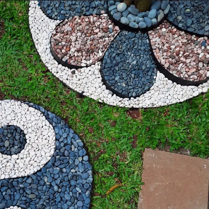 Pembatas Rumput Tepian Taman Pembatas Batu Coral Hiasan Taman dekorasi