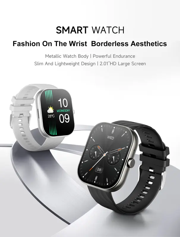 [NEW] WISELION W10 Precise Heart Smartwatch Sport - All Day Power -  Bluetooth Fitness Tracker - IP68 Anti Air 1