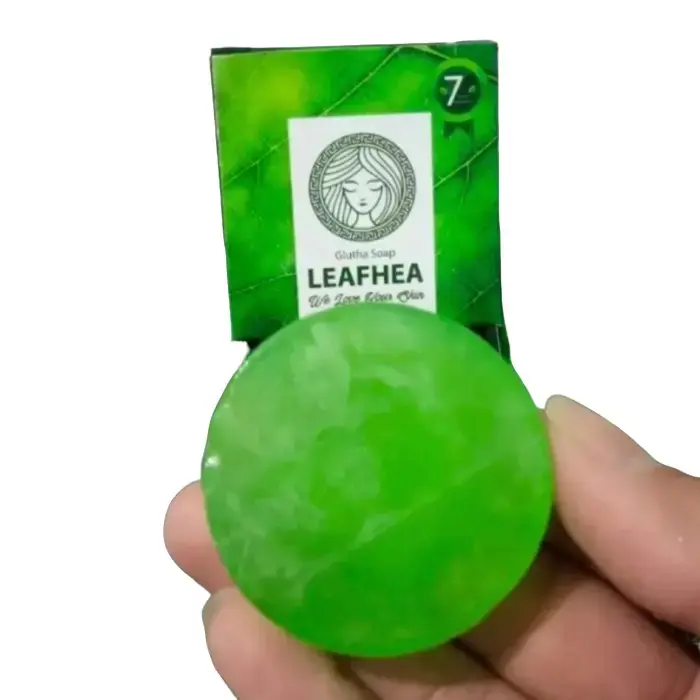 Sabun Leafhea Glutha Soap 1 pcs - Mencerahkan Kulit dan Menghilangkan Jerawat - Memutihkan, Pencerah ijo pemutih tawas